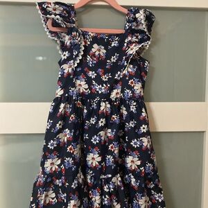 Janie and Jack Navy Floral Dress